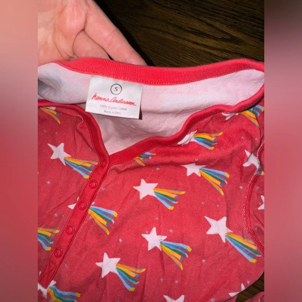 Hanna Andersson Rainbow Star Pjs size Small - Picture 2 of 3